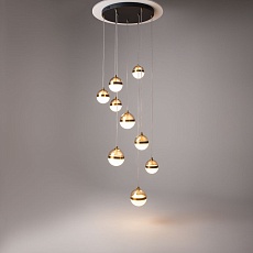 Подвесная светодиодная люстра Maytoni Area MOD295PL-L120BBS3K 4