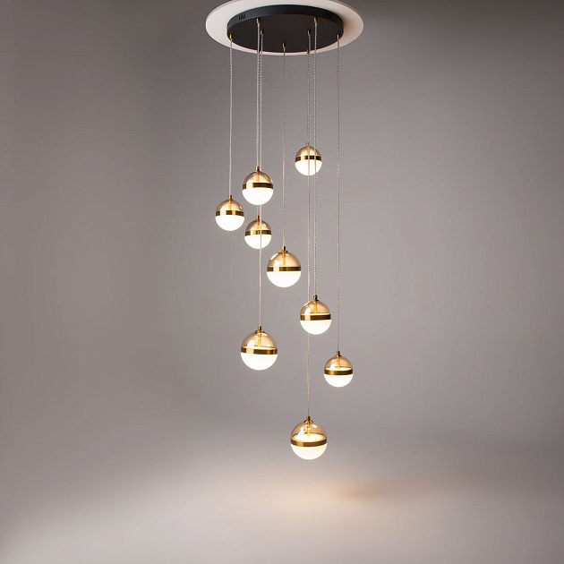 Подвесная светодиодная люстра Maytoni Area MOD295PL-L120BBS3K изображение 5 Подвесная светодиодная люстра Maytoni Area MOD295PL-L120BBS3K Фото № 5