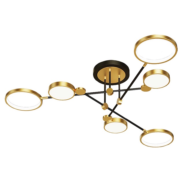 Потолочная светодиодная люстра Lussole Loft Gilbert LSP-8433 изображение 1 Потолочная светодиодная люстра Lussole Loft Gilbert LSP-8433 Фото № 1