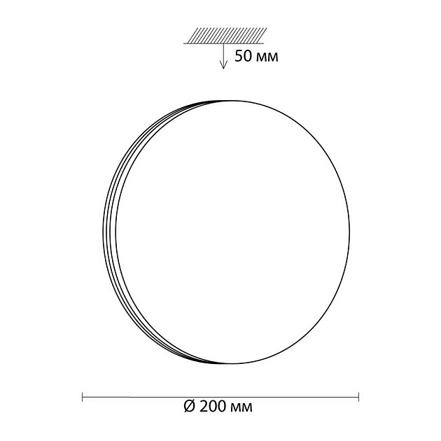 Настенно-потолочный светильник Sonex Mini Smalli 3015/AL Фото № 4