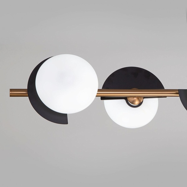 Подвесной светильник Eurosvet Moity 70149/6 черный/латунь Smart изображение 3 Подвесной светильник Eurosvet Moity 70149/6 черный/латунь Smart Фото № 3