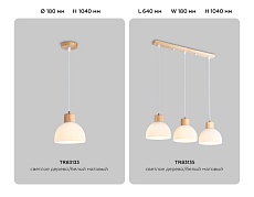 Подвесной светильник Ambrella light Traditional Loft TR83135 1