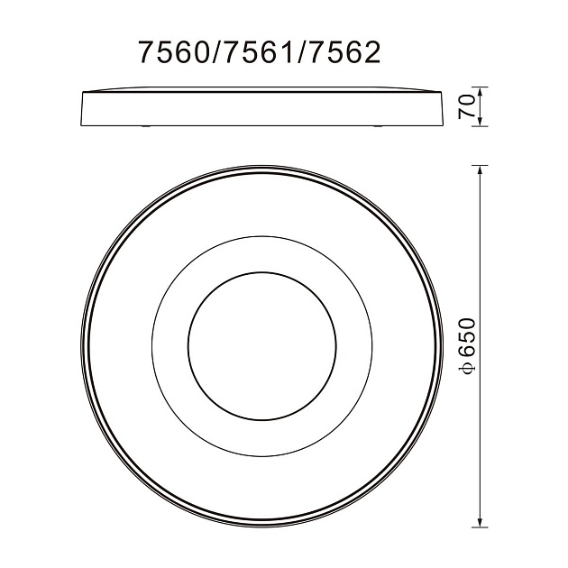 Потолочный светодиодный светильник Mantra Coin 7561 Фото № 3