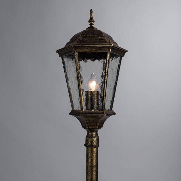 Уличный светильник Arte Lamp Genova A1206PA-1BN Фото № 2