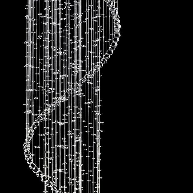 Каскадная люстра Artglass Spiral 600X2500 Chaos CE изображение 3 Каскадная люстра Artglass Spiral 600X2500 Chaos CE Фото № 3