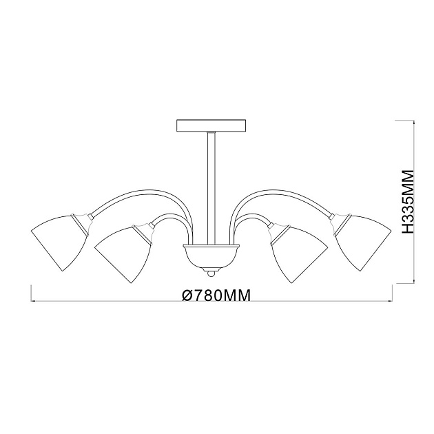 Потолочная люстра Escada Bouquet 1148/9P изображение 2 Потолочная люстра Escada Bouquet 1148/9P Фото № 2