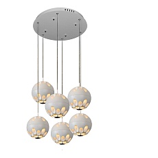 Подвесная светодиодная люстра iLedex Mob P1009-6 WH 3