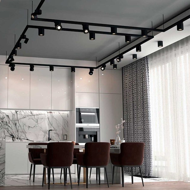 Трековый однофазный светодиодный светильник Novotech Port Groda 358777 Фото № 6