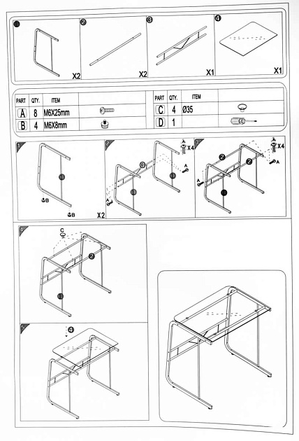 Компьютерный стол Woodville Bron 11460 Фото № 2