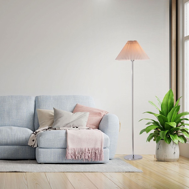 Торшер Eurosvet Peony 01133/1 хром/серый изображение 4 Торшер Eurosvet Peony 01133/1 хром/серый Фото № 4