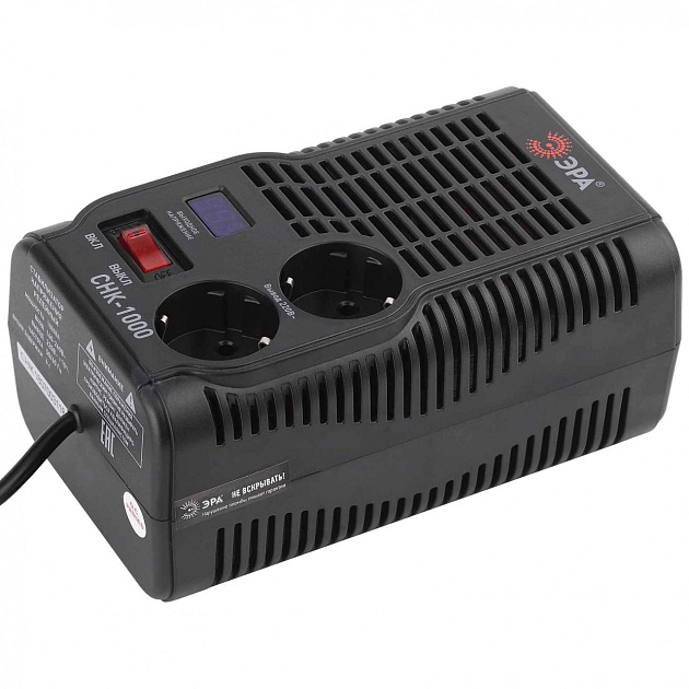 Стабилизатор напряжения ЭРА СНК-1000 Б0032469 Фото № 1