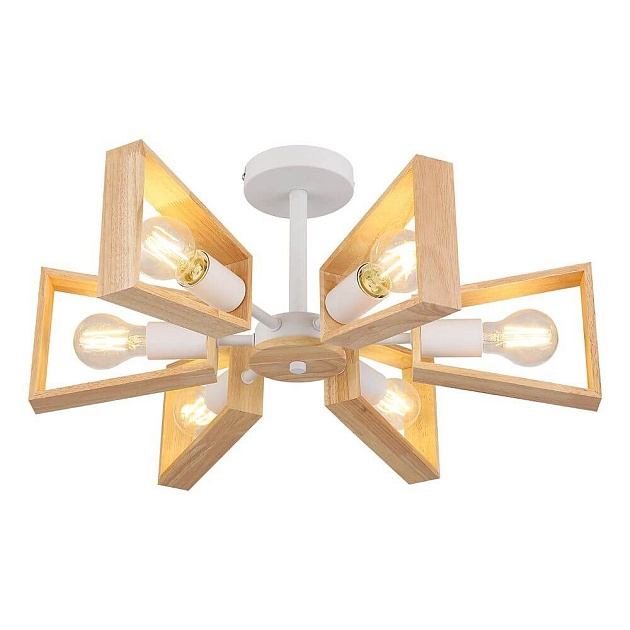 Потолочная люстра Arte Lamp Brussels A8030PL-6WH Фото № 1