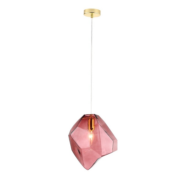 Подвесной светильник Crystal Lux NUESTRO SP1 GOLD/PINK изображение 1 Подвесной светильник Crystal Lux NUESTRO SP1 GOLD/PINK Фото № 1