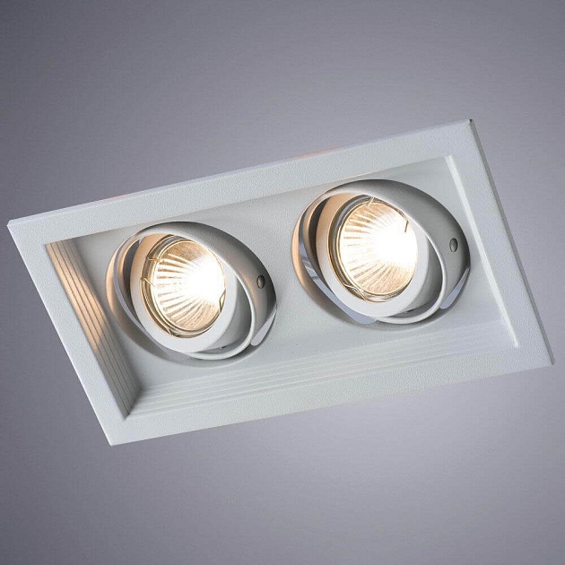 Встраиваемый светильник Arte Lamp A6661PL-2WH изображение 3 Встраиваемый светильник Arte Lamp A6661PL-2WH Фото № 3