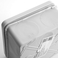 Коробка разветвительная 2х компонентная HF EBX40-38-67, 100*100*50мм, 8 вводов, IP67, серая (GE42455) 4