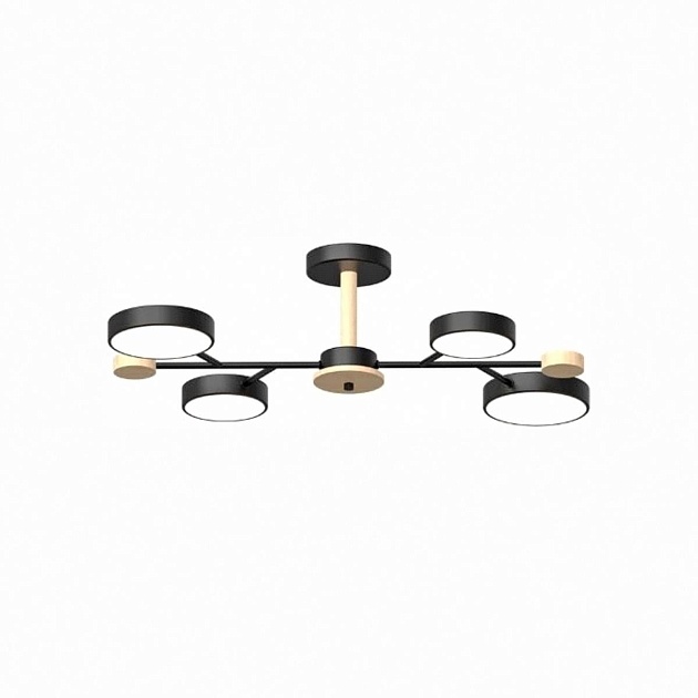 Потолочный cветильник LED4U L3213-670 BK изображение 1 Потолочный cветильник LED4U L3213-670 BK Фото № 1