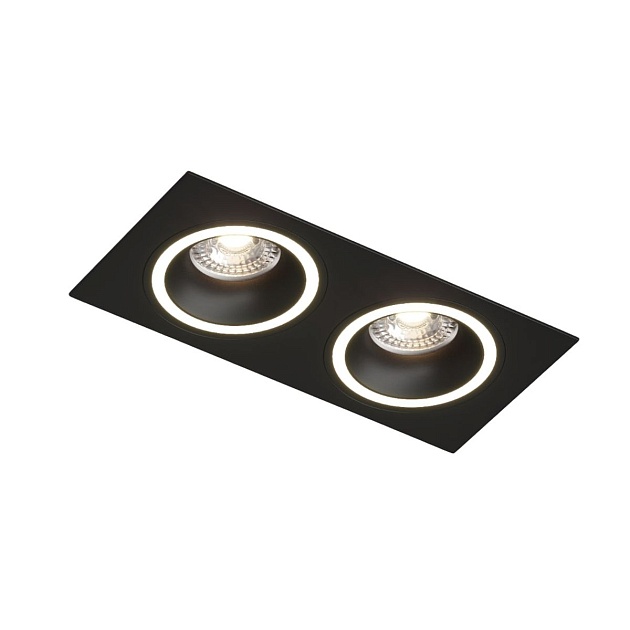 Встраиваемый светильник Denkirs Halo DK2062-BK Фото № 1