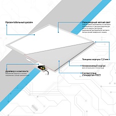 Светодиодная панель Gauss 145024336 1