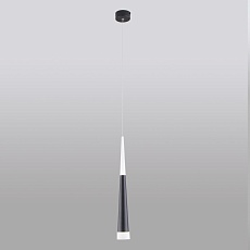 Подвесной светодиодный светильник Elektrostandard DLR038 7+1W 4200K черный матовый a044560 2