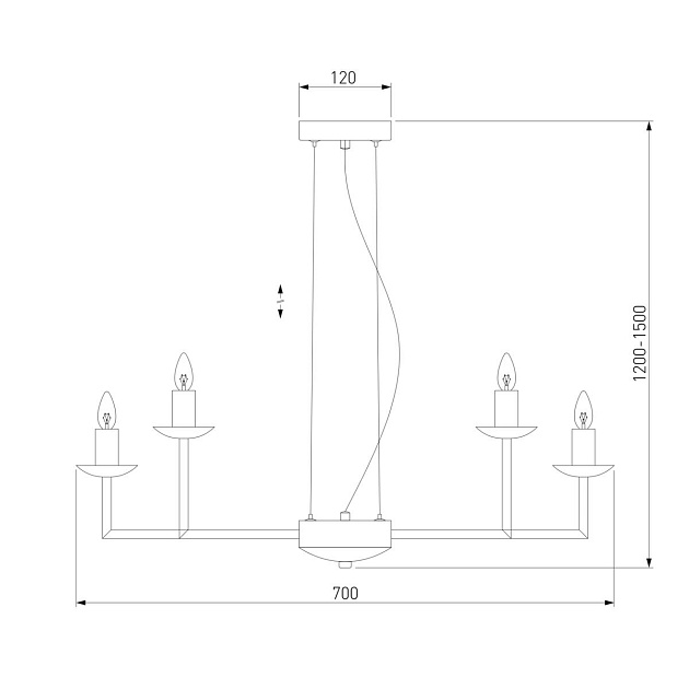 Подвесная люстра Eurosvet Cariso 60150/10 хром изображение 2 Подвесная люстра Eurosvet Cariso 60150/10 хром Фото № 2