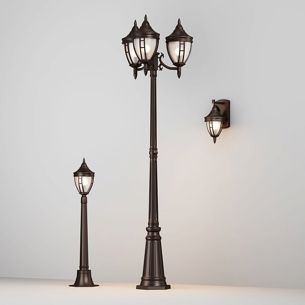 Садово-парковый светильник Maytoni Novara O026FL-03B Фото № 4