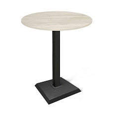 Барный стол Sheffilton SHT-TU5-BS2/80 ЛДСП черный/дуб беленый 9889877601