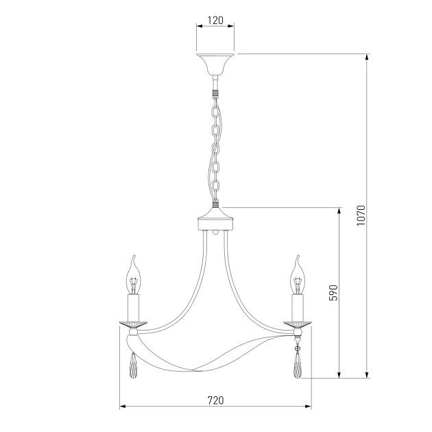 Подвесная люстра Eurosvet 60064/8 хром изображение 2 Подвесная люстра Eurosvet 60064/8 хром Фото № 2