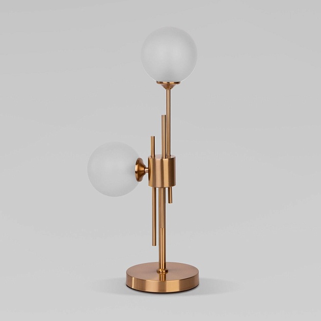 Настольная лампа Eurosvet Volver 01383/2 латунь изображение 4 Настольная лампа Eurosvet Volver 01383/2 латунь Фото № 4