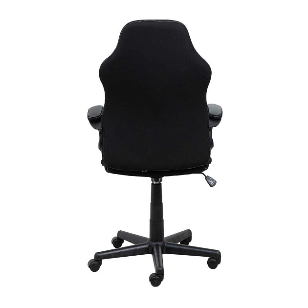 Игровое кресло AksHome Flaviy черный/серый/белый, ткань 86381 Фото № 9