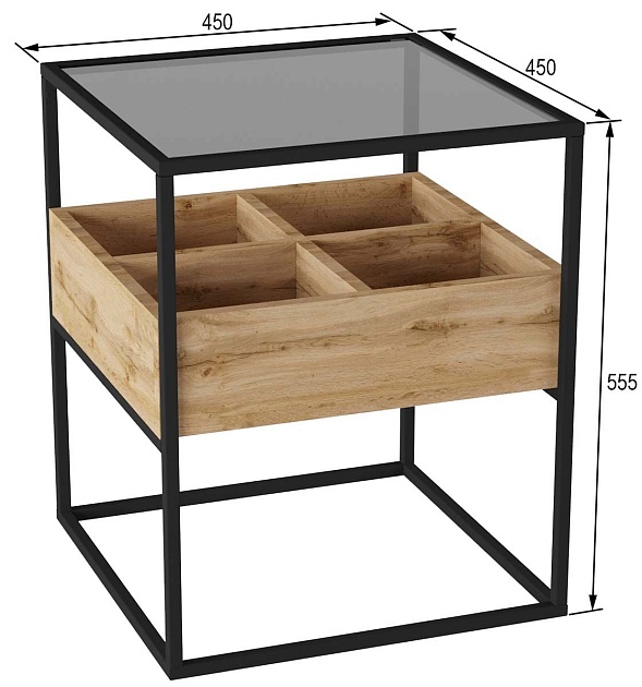 Прикроватная тумба Калифорния Кассо ТП01 Дуб вотан 6599811201 Фото № 7