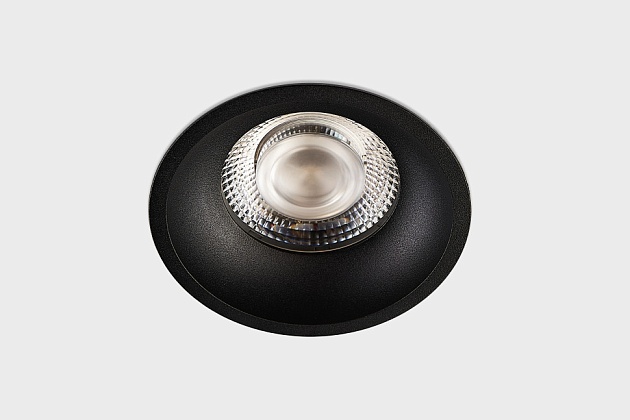 Встраиваемый светодиодный светильник Italline IT08-8032 black 3000K Фото № 4