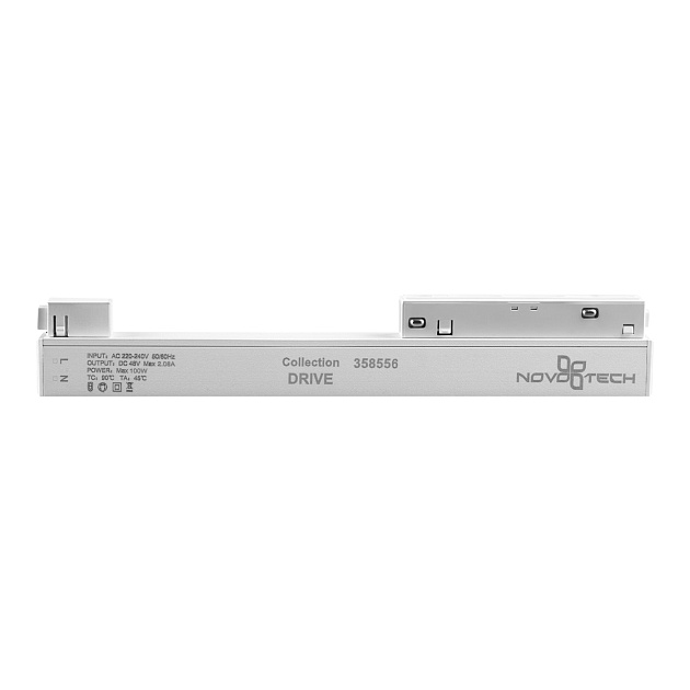 Драйвер для однофазного шинопровода Novotech Drive Flum 358556 Фото № 1
