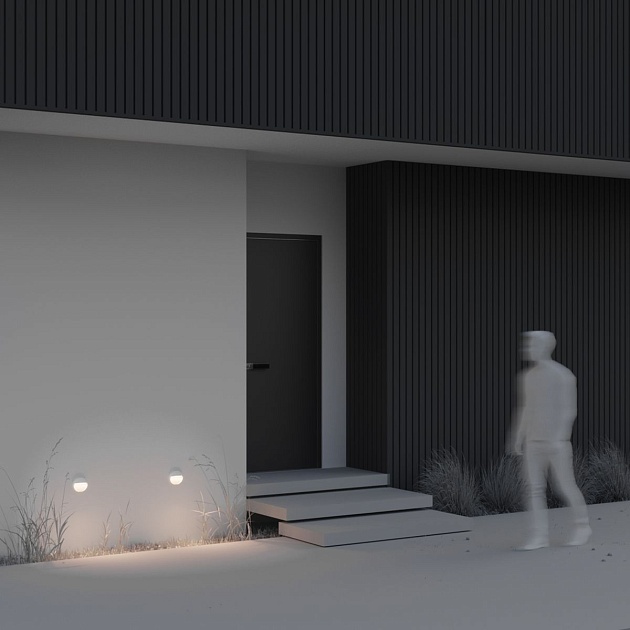 Уличный настенный светодиодный светильник Maytoni Mane O046SL-L3W3K изображение 8 Уличный настенный светодиодный светильник Maytoni Mane O046SL-L3W3K Фото № 8