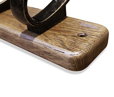 Настенная вешалка Sheffilton SHT-WH20 браш. коричневый/черный зол.патина 1933220402 4