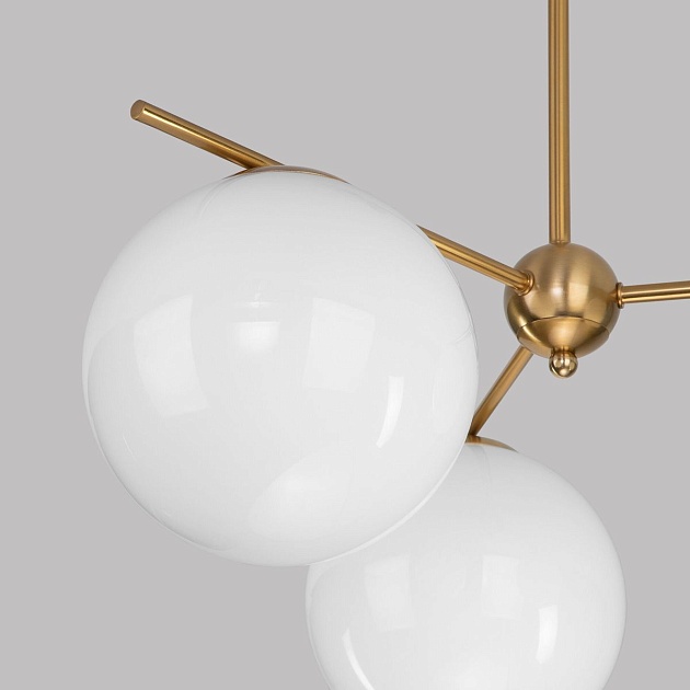 Подвесная люстра Eurosvet Marbella 60147/3 латунь изображение 3 Подвесная люстра Eurosvet Marbella 60147/3 латунь Фото № 3