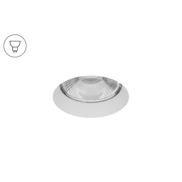 Встраиваемый светильник 6063 POINT HIDE (RAL9003 — GU10) 0830502 Фото № 1