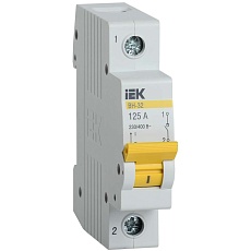 KARAT Выключатель нагрузки (мини-рубильник) ВН-32 1P 125А IEK MNV10-1-125