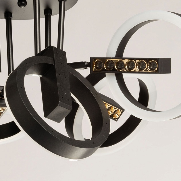 Потолочная светодиодная люстра De City Драйв 377014006 Фото № 2