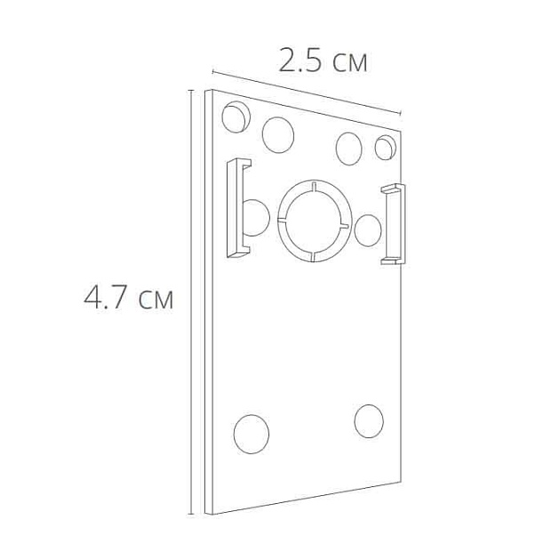 Заглушка Arte Lamp Linea-Accessories A482133 Фото № 2