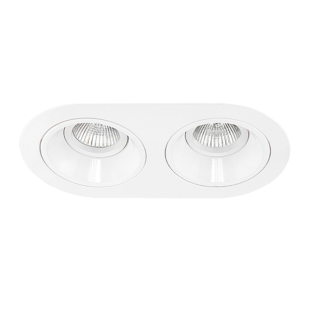 Комплект из светильников и рамки Lightstar Domino Round (214656+214606+214606) D6560606 Фото № 3