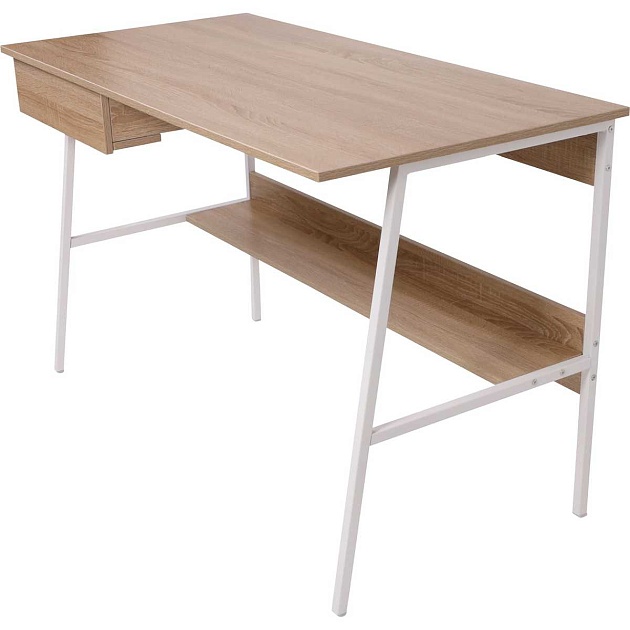 Письменный стол AksHome Amber светлый дуб, лдсп 80037 изображение 4 Письменный стол AksHome Amber светлый дуб, лдсп 80037 Фото № 4