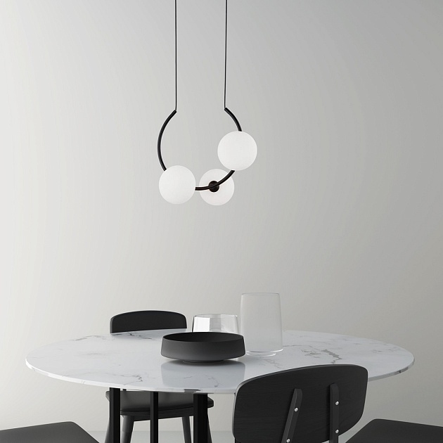 Подвесная люстра Gerhort G31111/3BK WT изображение 2 Подвесная люстра Gerhort G31111/3BK WT Фото № 2