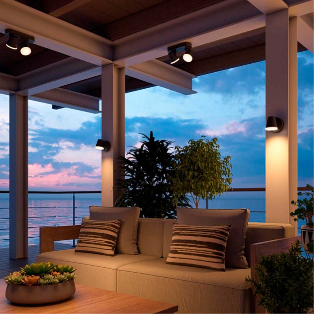 Уличный настенный светодиодный светильник Novotech Street Kaimas 357831 Фото № 5