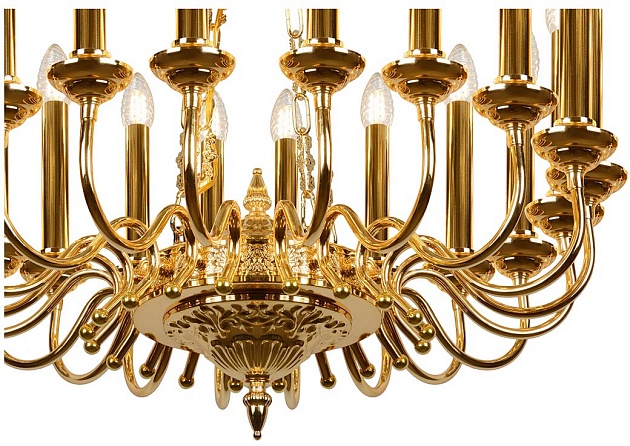 Подвесная люстра iLamp Louvre MD8551-20 GD изображение 2 Подвесная люстра iLamp Louvre MD8551-20 GD Фото № 2