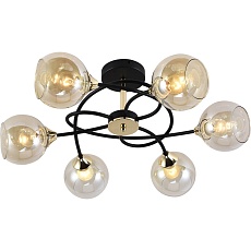 Потолочная люстра Reluce 01356-0.3-06B BK+FGD 4