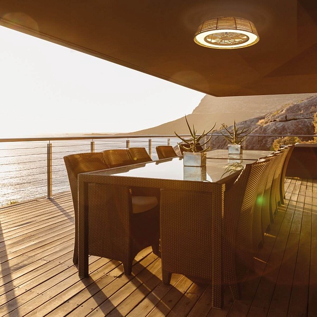 Потолочная светодиодная люстра-вентилятор Mantra INDONESIA 8225 изображение 3 Потолочная светодиодная люстра-вентилятор Mantra INDONESIA 8225 Фото № 3