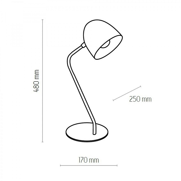 Настольная лампа TK Lighting 5036 Soho Black Фото № 3