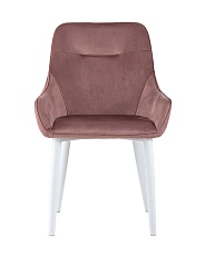 Кухонный стул Stool Group Диана велюр пыльно-розовый (ножки белые) MC101-2 KD HLR-44 1