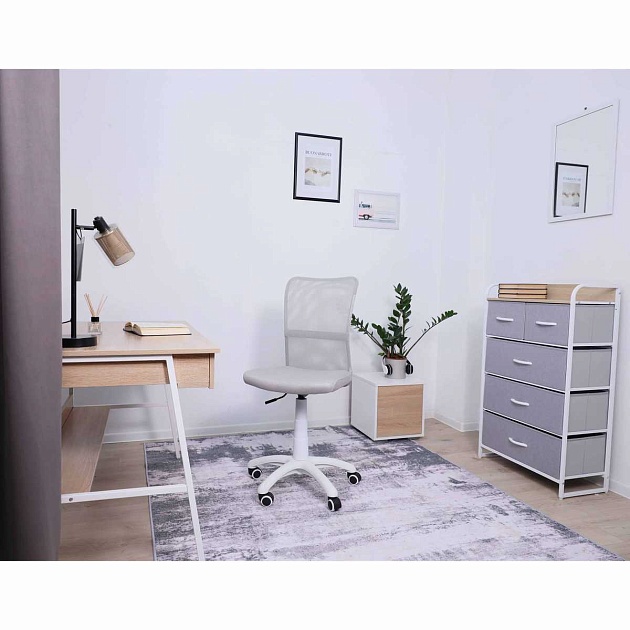 Детское кресло AksHome Eva светло-серый, сетка 75281 изображение 8 Детское кресло AksHome Eva светло-серый, сетка 75281 Фото № 8