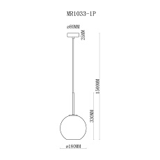 Подвесной светильник MyFar Stiven MR1033-1P 4